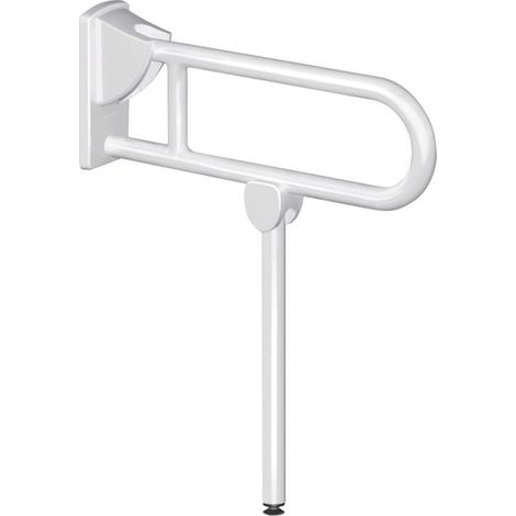 Poignée SK Delabie avec pied, D32 L650mm nylon blanc (1/2)