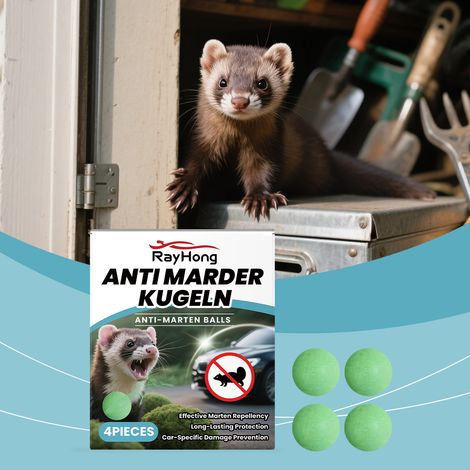 Mink Repellent Pills - Convenient for Daily Use, Warehouses, and Indoors Suitable for Multiple Scenarios, Protecting You from Mink Infestations -- 4pcs -- BIEMMEDUE (1/5)