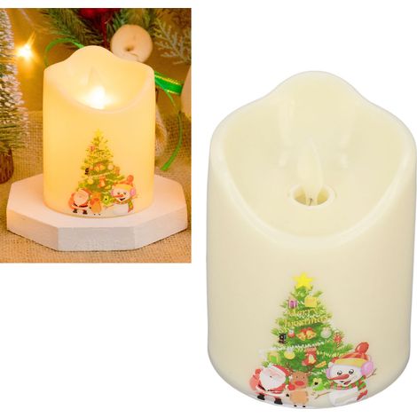 Lampe bougie LED, lampe bougie électronique, décoration lumineuse pour vitrine/bureau, lampe décorative, accessoire pour Noël/fêtes/mariage/fête d'amour/demande en mariage/anniversaire. (1/5)