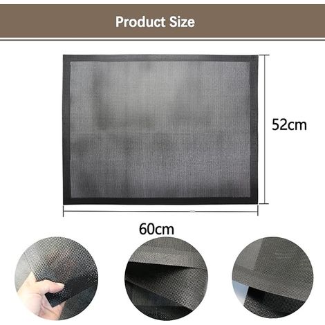 60 x 52 cm Induction Hob Protection Mat, Silicone Induction Hob Protection Mat Non-Slip Silicone Induction Baking Mat (1/3)