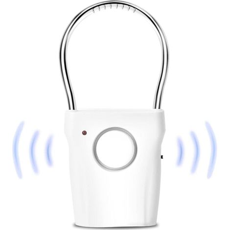 Alarmes de porte et fenêtre, alarmes de poignée de porte, capteurs de porte et fenêtre, alarmes de porte, alarmes de porte à vibration, alarmes domestiques sans fil, 120 décibels (1/4)
