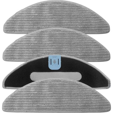 Set of 4 replacement mop pads for iRobot Roomba i5 j5+ vacuum cleaner (1/4)