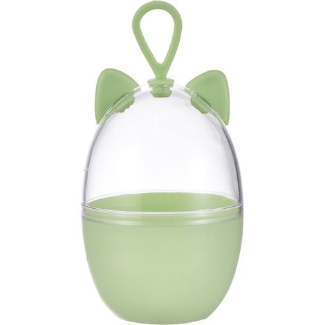 Boîte de Rangement pour Éponge de Maquillage en Forme Cartoon Anti-Poussière avec Cordon (1/5)