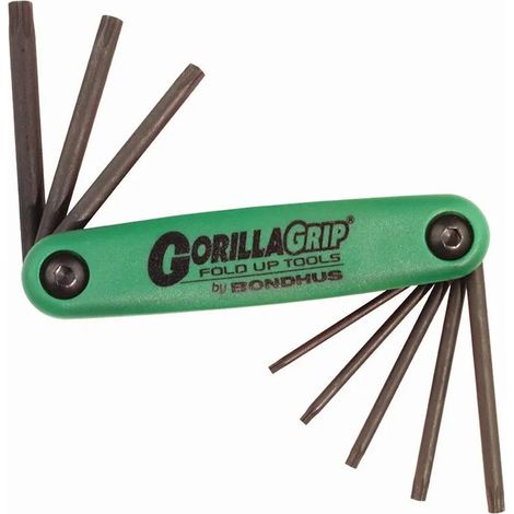 Set Chiavi Torx Verde 8 Pezzi T9 a T40
