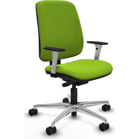 Silla de oficina piqueras y crespo Alares blanco madera ergonómica (1/2)