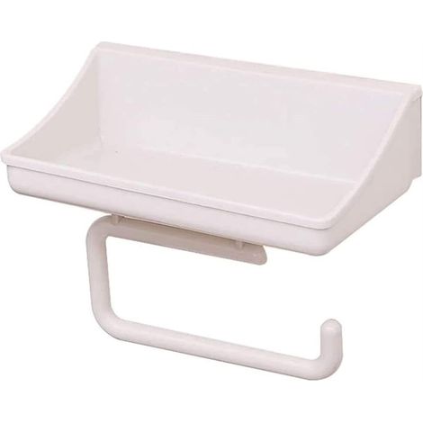 Porte-papier toilette - plastique - pour WC et salle de bain (1/5)