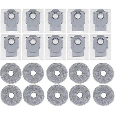 Dust Bags pour Qrevo Curv/Qrevo Plus/P20 Pro Robot Aspirateur Consumables pièce détachée Rag Serpillière Cloth Acce (1/4)