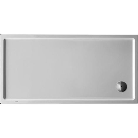 Receveur de douche rectangulaire STARCK SLIMLINEavec antidérapant 1500x750x60mm blanc