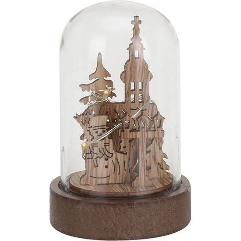 OSE - Decoración luminosa de madera bajo campana (1/4)