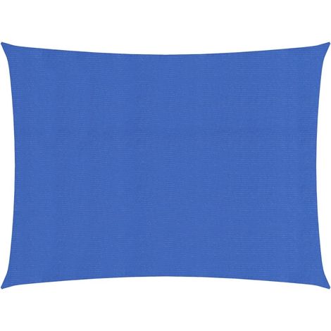 Voile d'Ombrage,Toile d'ombrage,Voile de parasol 160 g/m² Bleu 2,5x3,5 m PEHD CFW61026 (1/5)