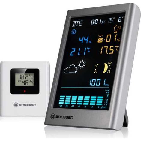 Station météo Bresser Station Meteo MeteoTemp Ecran Vertical
