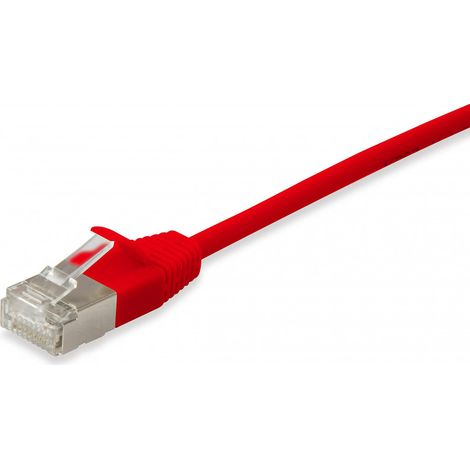 Equip Patchkabel Cat6A F/FTP 2xRJ45 3.00m rot Slim LSZH (606146)