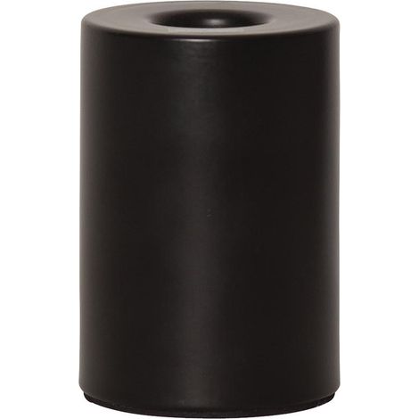 Kleiner E14 Lampenfuß ,Tiny für kleinere Leuchtmittel, Metall, 10cm, schwarz matt (1/4)