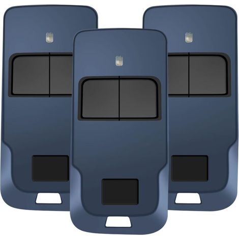 Télécommande 2 Canaux 433,92 MHz Compatible avec Mitto Cool C2 C4 et Mitto 4 – Lot de 3 Remplacements Fiables pour Systèmes Domotiques