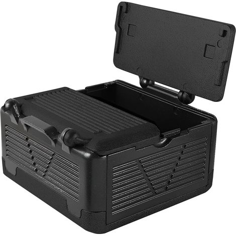 Isolierbox aus Styropor, robust und isolierend, wasserdicht, 43 x 43 x 25 cm, ideal für Camping und Picknicks  Hält Speisen warm oder kalt, 43 x 43 x 25 cm, für Camping, Picknicks und den Transport vo (1/5)