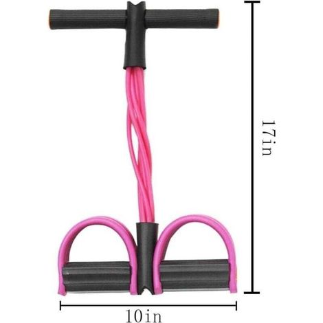 Corde de tension multifonction, 6 tubes élastiques pour pédale de yoga, bande de résistance, corde de tension en latex naturel, équipement de fitness, pour abdominaux, taille, bras, jambes, étirements