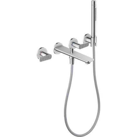 Axor Citterio C - Miscelatore ad incasso per vasca da bagno, installazione a 4 fori, con corpo incasso, con accessori, cromo 49481000 (1/2)