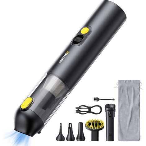 Aspirateur à Main sans Fil-Aspirateur Voiture Puissant 14000pa,30 Minutes d'autonomie,4 en 1 Aspirateur De Voiture avec Brosse pour Animaux,Mini Aspirateur pour Voiture,Maison,Bureau,Cuisine (1/5)