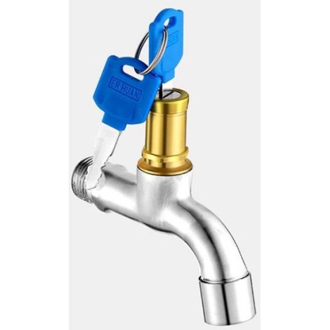 Robinet antivol extérieur - Sparkler - Clé en acier inoxydable - Interrupteur à clé - Bec amovible (1/5)