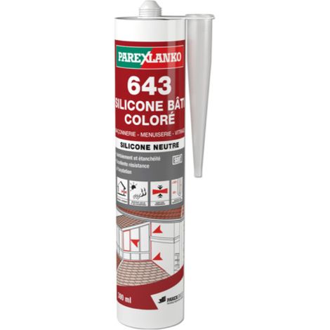 Neutraler Silikonspachtel PAREXLANKO 643 Silicon-Bau - Stein - 300ml - L643PIERRE300-12