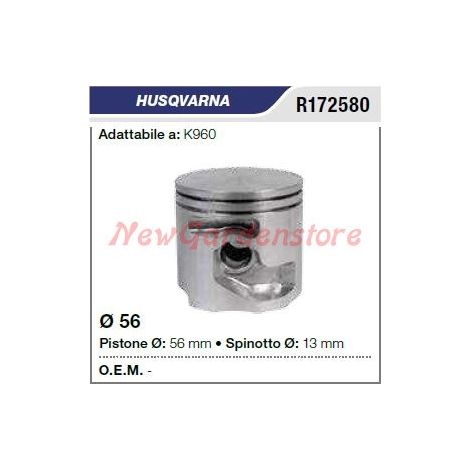 Pistone segmenti spinotto HUSQVARNA troncatore K960 172580