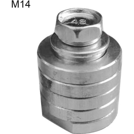 M10-auf-M14-Nutfräsadapter, verschleißfestes Gewinde, langlebiger und zuverlässiger Schleifer – M14