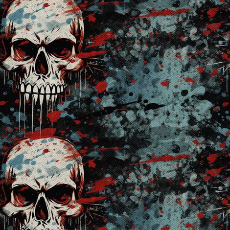 Tela decorativa para exteriores Oxford - Motivo de calavera I DX4100 (1/5)