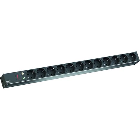 BACHMANN 105332 ALU 1HE 12 X CONTACT DE TERRE AVEC ÜSS 6,5 KA 800.2334