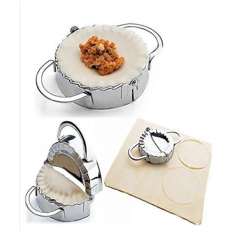 Ustensiles de pâtisserie écologiques en acier inoxydable, moule à raviolis et à dumplings pour la cuisine (1/5)