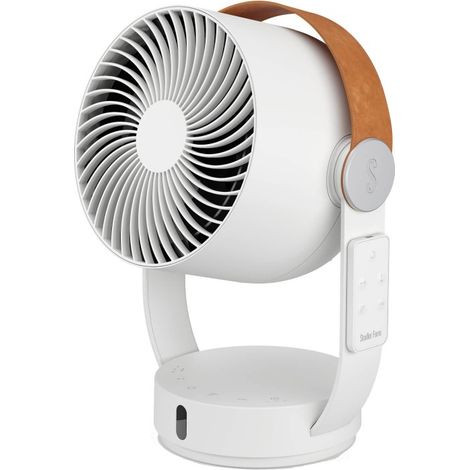 Ventilador de escritorio oscilante 3D LEO Stadler Form blanco