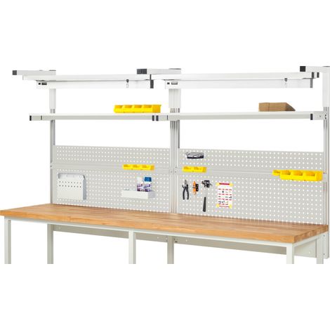 Rau System-Aufbau Komplettset 04, für Produktbreite 3000 mm, RAL7035/RAL7035 (1/2)