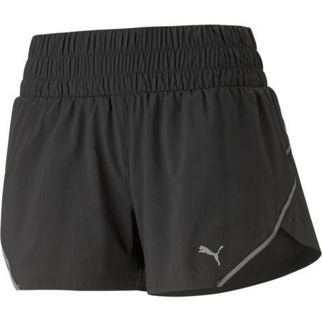 Pantalones cortos Puma RUN WOVEN de 3'' para mujer, color negro, 52328801 r S