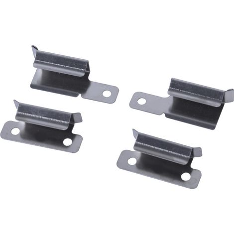 Irovami Pinces fixation plateau 4 pièces – Acier inox, 7mm – Idéal pour Ender 3 Pro/CR-20 PRO (1/5)