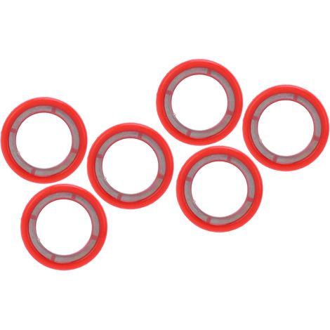 Lot de 6 joints d'étanchéité pour bouchon de vidange d'embase, en acier inoxydable revêtu de caoutchouc, référence 26-830749, de rechange pour moteur hors-bord Mariner. (1/5)