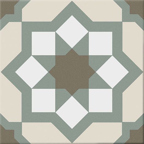 Carrelage sol effet carreaux de ciment Classico capri warm 20x20 cm - Réflex boutique
