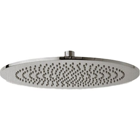 Pomme de douche slim vienna laiton rond 25 cm inox - CRISTINA ONDYNA SD31228