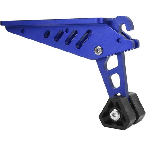 Loquet de porte pliable à pédale antidérapante en alliage d'aluminium pour voiture, SUV, camion, camping-car (bleu) (1/5)