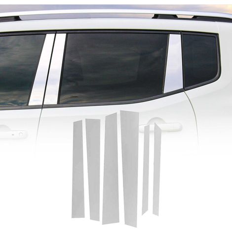 Couverture Garniture de pilier B pour Hyundai ix35 2010-2015 en acier inox 6Pcs (1/5)