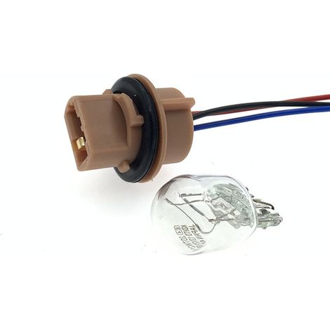 T20 brake and turn signal holder for cars, single or dual wire (ref. 7443), reverse light bulb holder, socket 7440 – T20 dual wire bulb