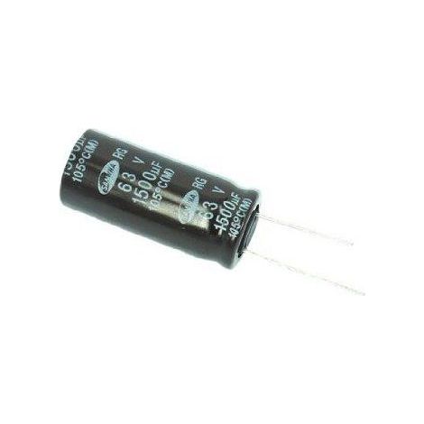 Condensateur électrolytique 1500uf 63v 105º 16x30 Rd 1500mf63v105