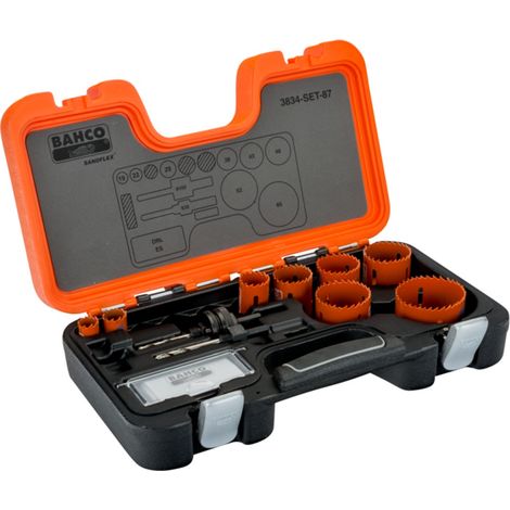 Bahco Sandflex Bimetall-Lochsägen-Satz 19 mm-65 mm - 12-tlg. (1/3)