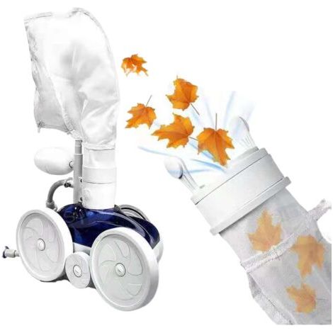 NALOOKAMIC Sac filtrant pour nettoyeur de piscine Polaris, 280, 480, pièces détachées pour filtres Polaris, réutilisable, lot de 2 (1/4)