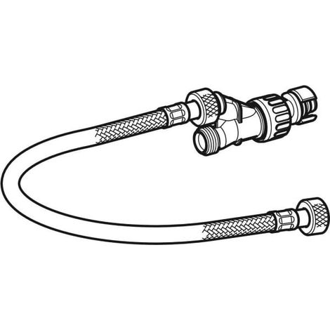 Geberit Panzerschlauch für Servoheber hydraulisch, für Sigma UP-Spülkasten 12 cm, 242.824.00.1 (1/3)