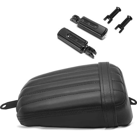 Selle passager Set pour Harley Davidson Softail Standard 20-25 + repose pieds FS4