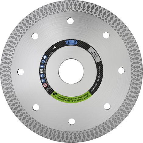 DISQUE DIAMANTÉ POUR PORCELAINE - 125X1,4 MM