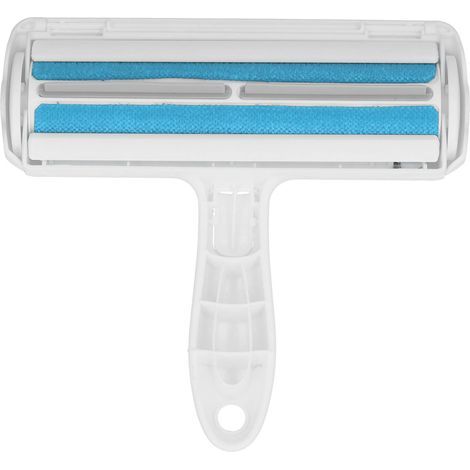 Peigne anti-poils pour chat et chien, Brosse à pelage flottant à une main, Bleu, Détachant poils d'animaux. (1/5)