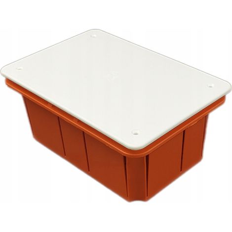 Pawbol Boîte d'encastrement - 153x98x70 mm - Couvercle blanc - Esthétique et résistante (1/5)