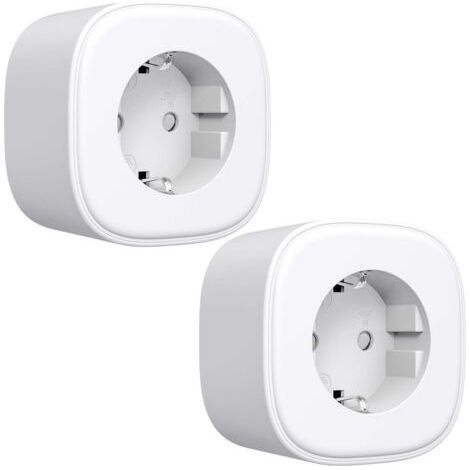 Prise Connectée (Type F), Refoss Prise Intelligente Compatible avec Alexa et Google Home, 16A Prise Électrique avec Commande Vocale, Contrôle à Distance et Fonction de Temps via APP eHomelife (1/5)