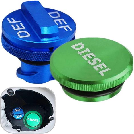 Bouchon de réservoir de diesel compatible avec Dodge Ram - Bouchon magnétique pour réservoir de diesel et bouchon d'AdBlue pour camions Ram 1500, 2500 et 3500 (2013-2019) - Yvan (1/4)