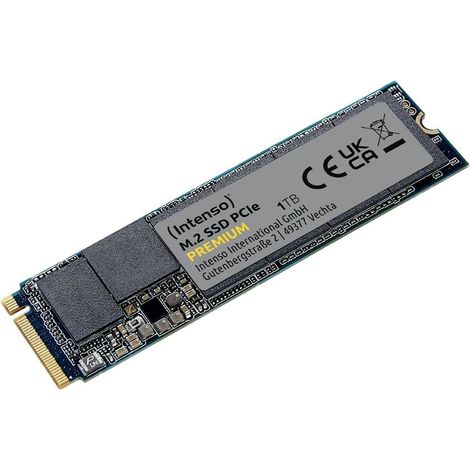 INTENSO M.2 SSD Premium, 1 To, PCIe, 2280
